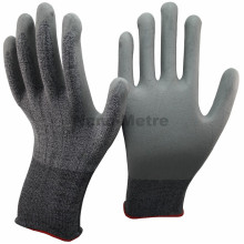NNMSAFETY recubiertos de nitrilo guantes de mano seguros resistentes a cortes de la mejor calidad